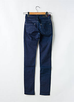 Jeans coupe slim tissage brut taille basse bleu KANOPE femme
