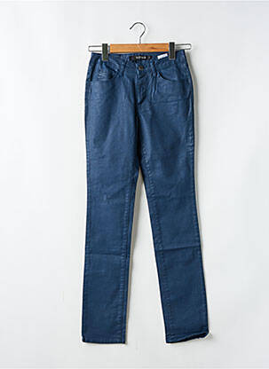Pantalon slim taille normale taille normale bleu KANOPE femme