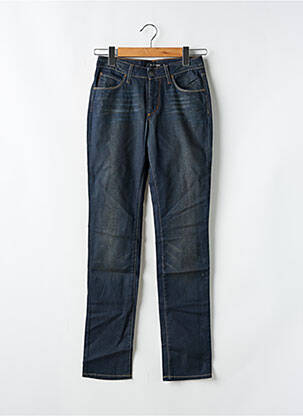 Jeans coupe droite stretch taille normale bleu KANOPE femme