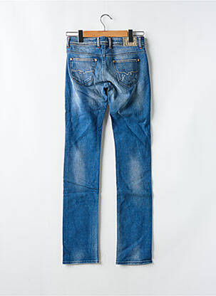 Jeans coupe droite effet usé délavé taille normale bleu KAPORAL femme