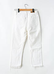 Jean coupe Mom blanc F.A.M. pour femme seconde vue