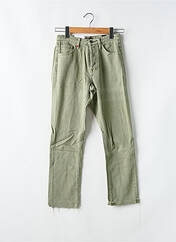 Jean coupe Mom vert F.A.M. pour femme seconde vue