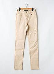 Jeans coupe slim beige CIMARRON pour femme seconde vue