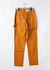 Pantalon droit orange #OOTD pour femme seconde vue