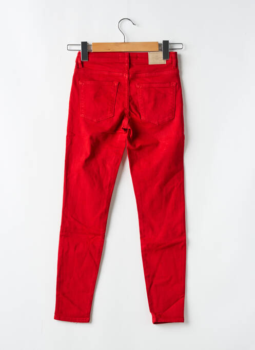 Jeans coupe slim taille normale taille normale rouge CIMARRON femme