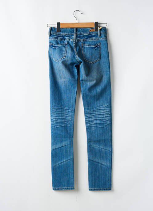 Jeans coupe slim taille basse taille basse bleu CINDY.H femme