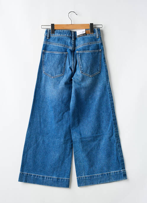 Jeans coupe large stretch taille normale bleu F.A.M. femme