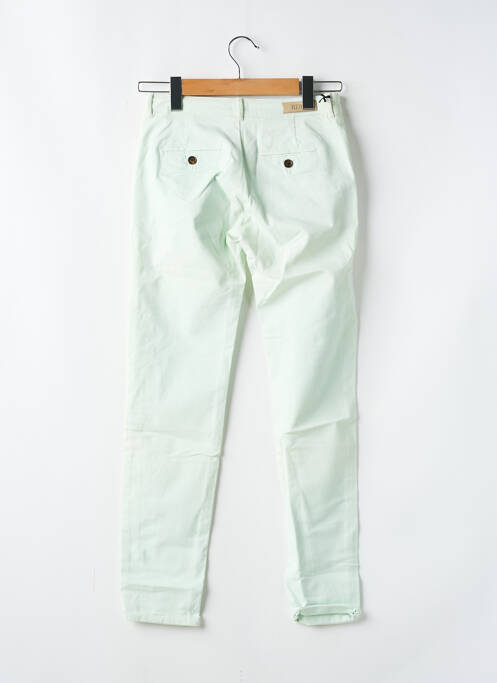 Pantalon chino taille basse taille basse vert REIKO femme