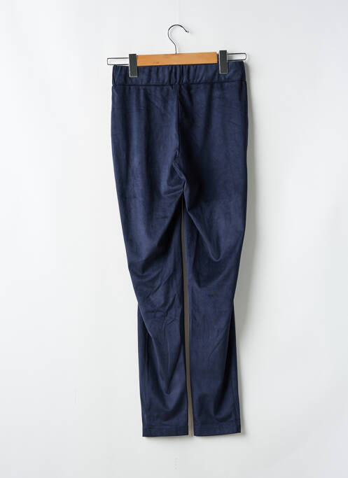 Legging tissage suedine taille normale bleu AKELA KEY femme