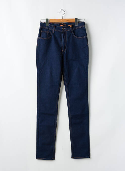 Jeans coupe slim tissage brut taille normale bleu CIMARRON femme