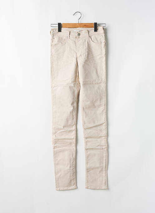 Pantalon slim tissage popeline taille normale gris CIMARRON femme