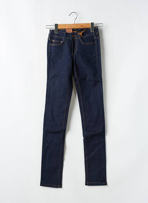 Jeans coupe slim tissage brut taille normale bleu CIMARRON femme