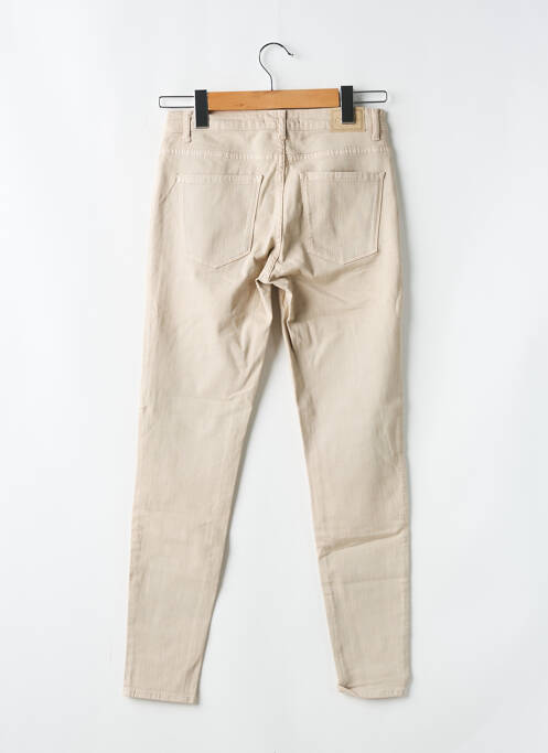 Jeans coupe slim stretch taille normale beige CIMARRON femme