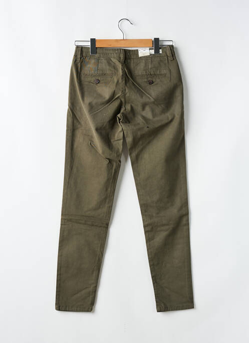 Pantalon chino taille basse taille basse vert CIMARRON femme