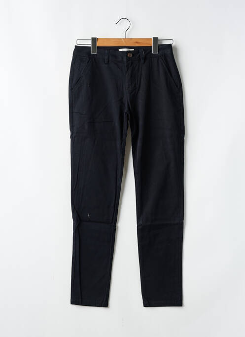 Pantalon chino tissage popeline taille normale noir CLOSETTE femme