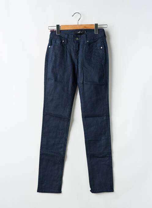 Jeans coupe slim taille basse taille basse bleu KANOPE femme