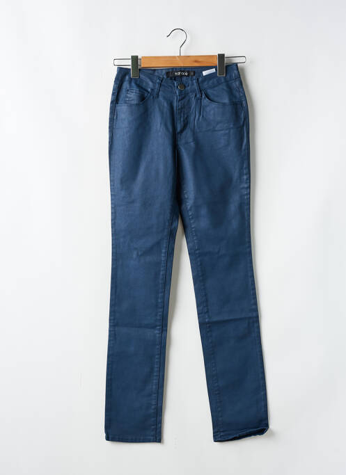 Pantalon slim taille normale taille normale bleu KANOPE femme