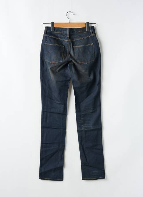 Jeans coupe droite stretch taille normale bleu KANOPE femme
