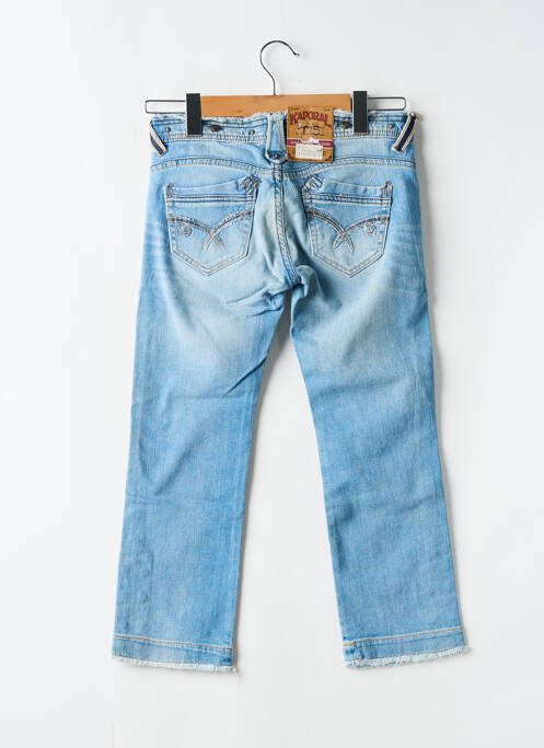 Jeans coupe droite stretch taille basse bleu KAPORAL femme