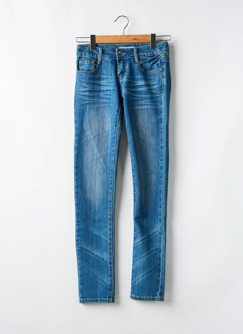 Jeans coupe slim bleu CINDY.H pour femme