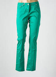 Pantalon 7/8 stretch taille basse vert fonce LES P'TITES BOMBES femme