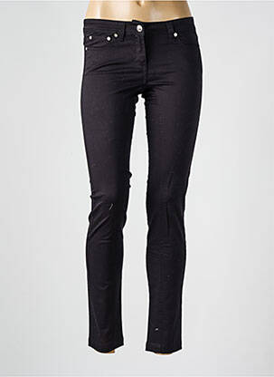 Pantalon slim taille basse taille basse noir 22 OCTOBRE DE STRELLI femme
