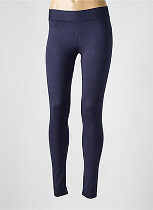 Legging tissage jersey taille normale bleu LILI LOVELY femme