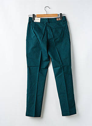 Pantalon chino tissage popeline taille normale vert NICE THINGS femme