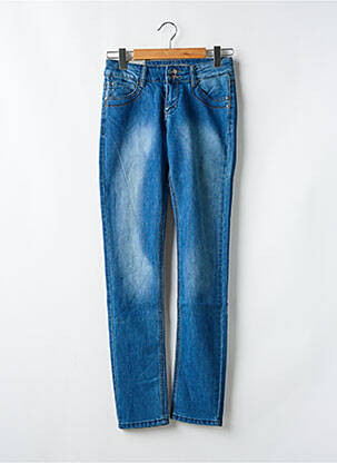 Jeans coupe slim taille basse taille basse bleu ONADO femme
