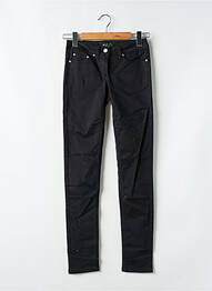 Pantalon slim taille basse taille basse noir LES P'TITES BOMBES femme