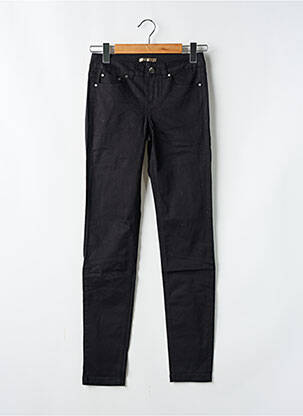 Pantalon slim taille basse taille basse noir LES P'TITES BOMBES femme