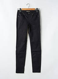Pantalon slim taille basse taille basse noir LES P'TITES BOMBES femme