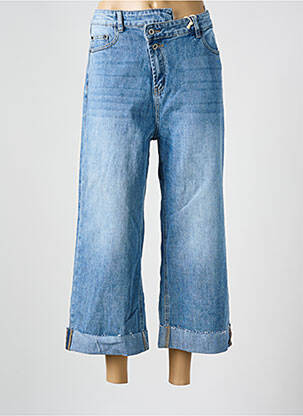 Jeans coupe large bleu MELLY & CO pour femme