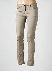 Pantalon slim marron LES P'TITES BOMBES pour femme seconde vue