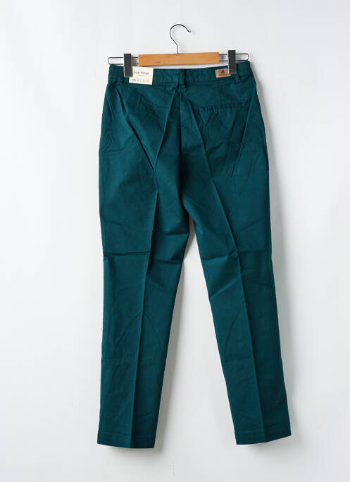 Pantalon chino tissage popeline taille normale vert NICE THINGS femme