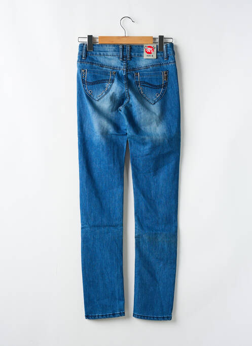 Jeans coupe slim taille basse taille basse bleu ONADO femme