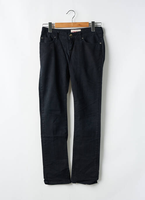 Jeans coupe slim taille basse taille basse noir ONLY femme