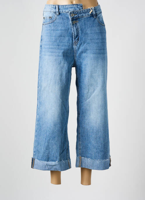 Jeans coupe large bleu MELLY & CO femme