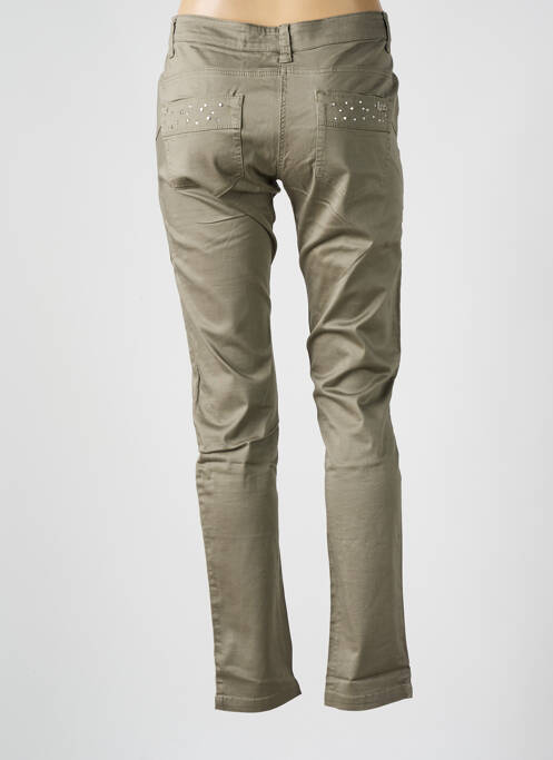 Pantalon slim gris LES P'TITES BOMBES femme
