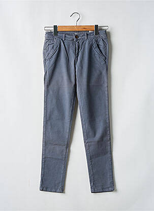 Pantalon chino tissage popeline taille normale gris REIKO femme