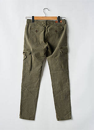 Pantalon cargo poches taille normale vert REIKO femme