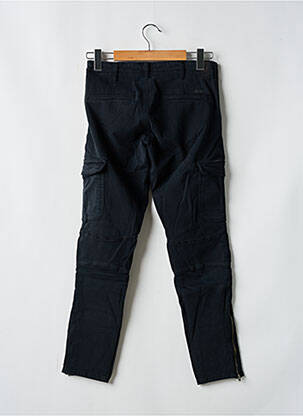 Pantalon cargo slim taille basse noir SCHOOL RAG femme
