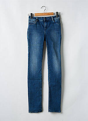 Jeans coupe slim stretch taille normale bleu SCHOOL RAG femme