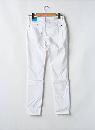 Pantalon slim tissage popeline taille normale blanc STREET ONE femme
