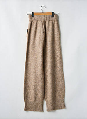 Pantalon large poches taille normale marron SUNCOO femme