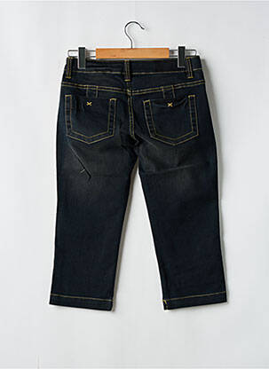 Pantacourt stretch taille normale bleu ONLY femme