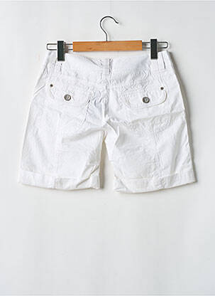 Short fermeture zippée sous rabat boutonné taille normale blanc MEXX femme