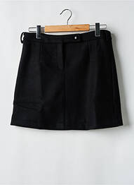 Jupe courte coupe droite noir CALIE femme
