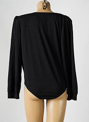Body stretch manches longues noir AMY&CLO femme