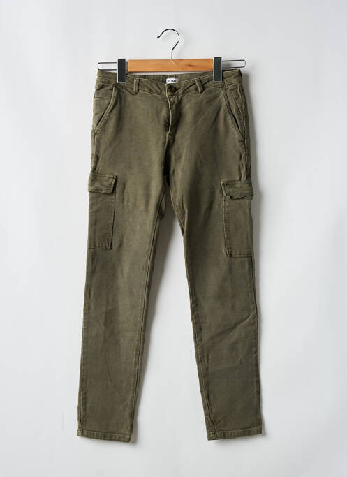 Pantalon cargo poches taille normale vert REIKO femme